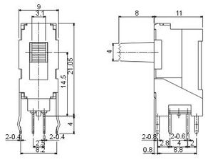 韓國南涯2C2P撥動(dòng)開關(guān)JSS2255 型號(hào)詳解、廠家信息與市場價(jià)格指南